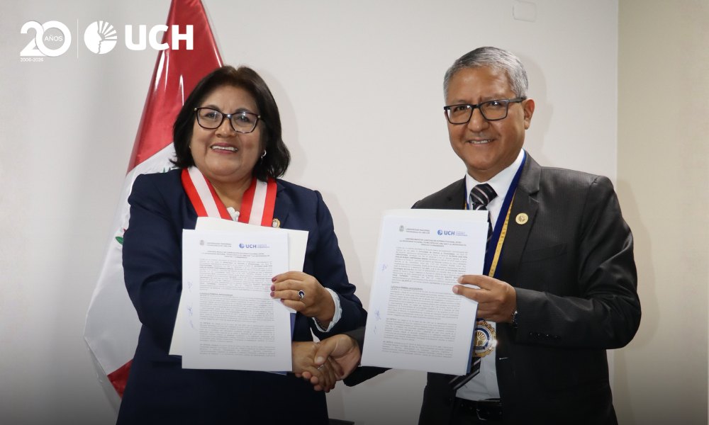 UCH impulsa nuevas oportunidades académicas con convenio junto a la UNTELS