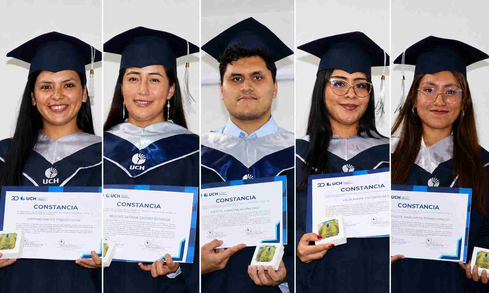 Egresados becarios de Pronabec y Prodac culminan su formación profesional en la UCH