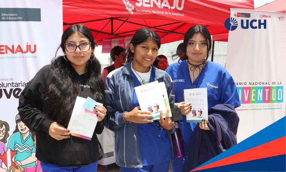 UCH y SENAJU realizaron feria juvenil en favor de la inclusión y la diversidad