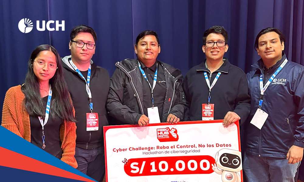 UCH triunfa en hackatón de ciberseguridad con propuesta que enfrenta los fraudes digitales en el Perú
