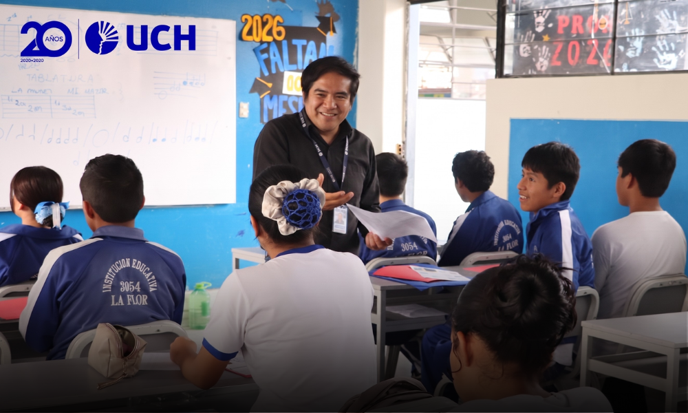 UCH impulsa emprendimiento juvenil en colegio de Lima Norte