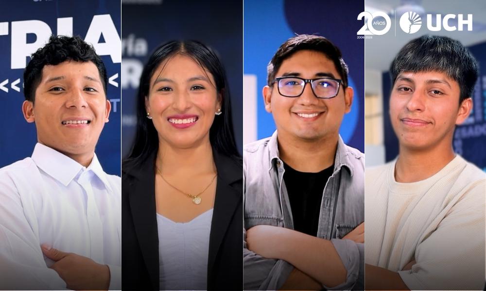 Beca 18 y UCH: historias de esfuerzo que construyen un futuro profesional