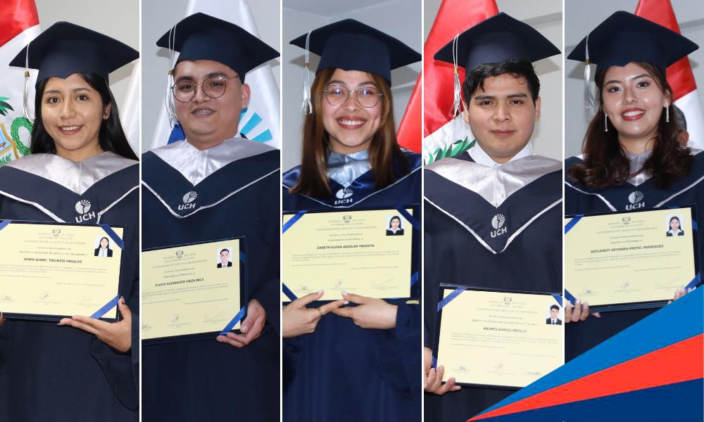 UCH celebró emotivas ceremonias de entrega de Grados y Títulos