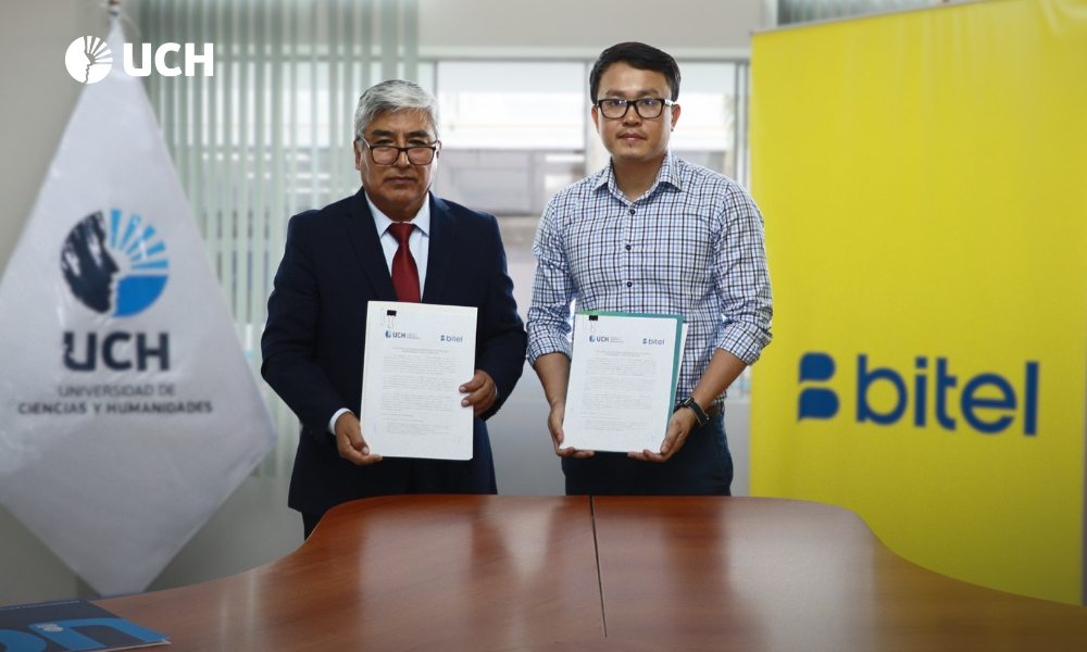 UCH firma convenio con Bitel y amplía beneficios tecnológicos