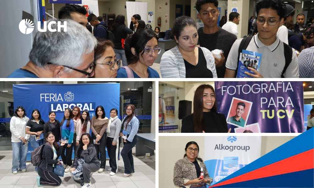 Feria Laboral UCH 2025: un espacio que conecta el talento universitario con empresas de prestigio