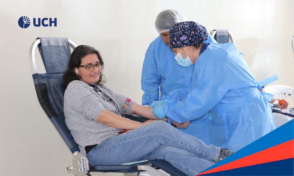 UCH impulsó campaña de donación de sangre para salvar vidas