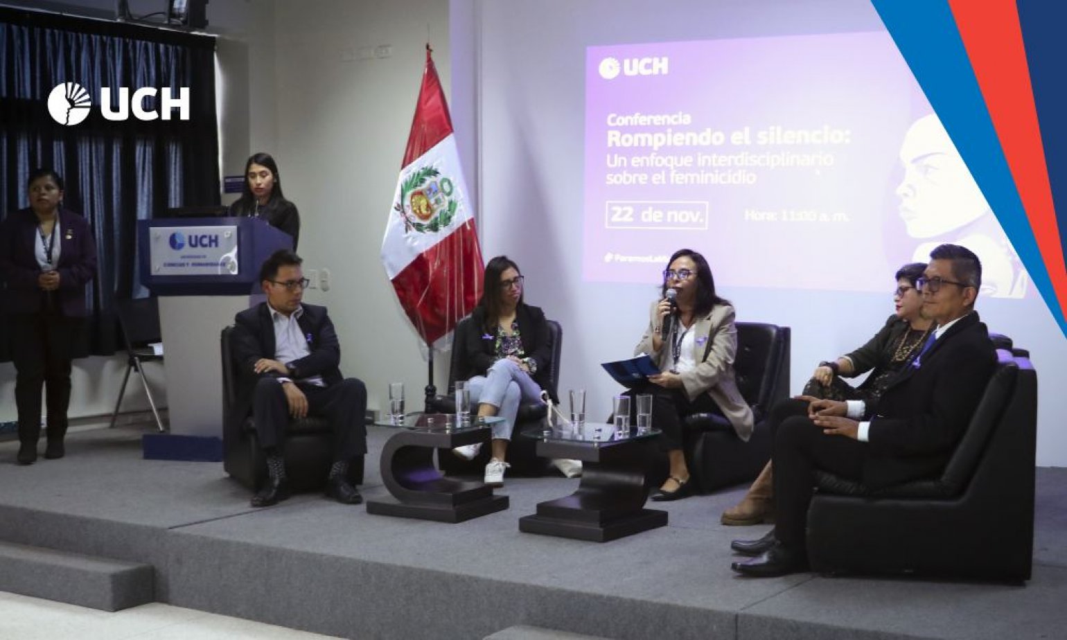 UCH organiza conversatorio interdisciplinario sobre el feminicidio