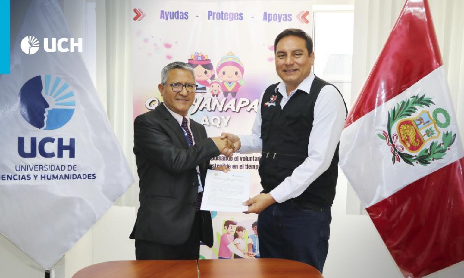 UCH firma convenio con QAM YANAPANKI – AQY