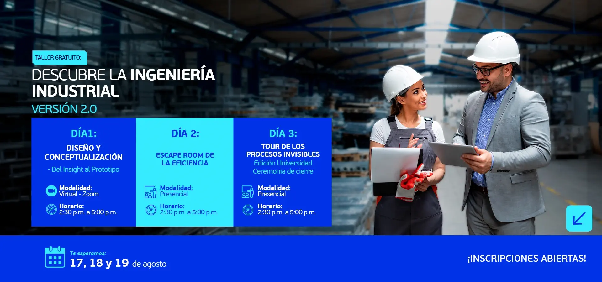 TALLER DE INGENIERÍA INDUSTRIAL AGOSTO