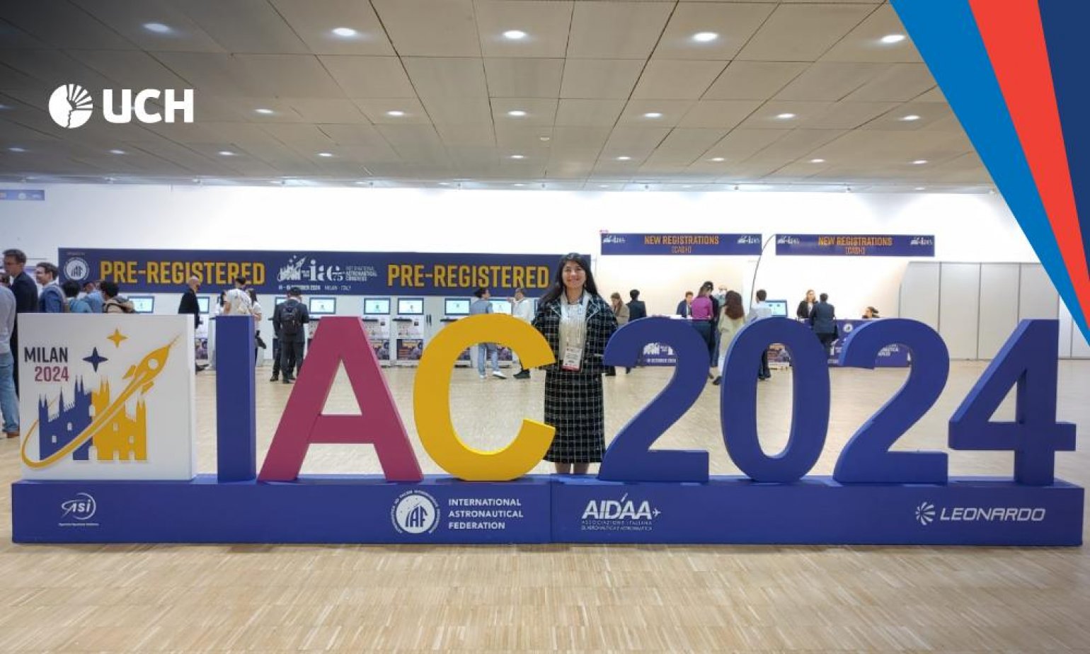 Federación Astronáutica Internacional IAF destaca esfuerzos de la UCH durante el IAC 2024