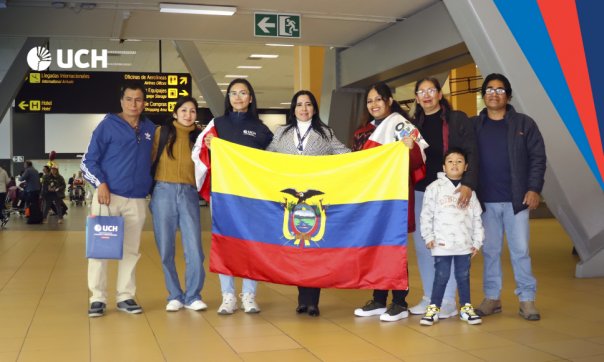 Estudiantes de la UCH viajan a Ecuador para iniciar estudios en la Universidad de Cuenca
