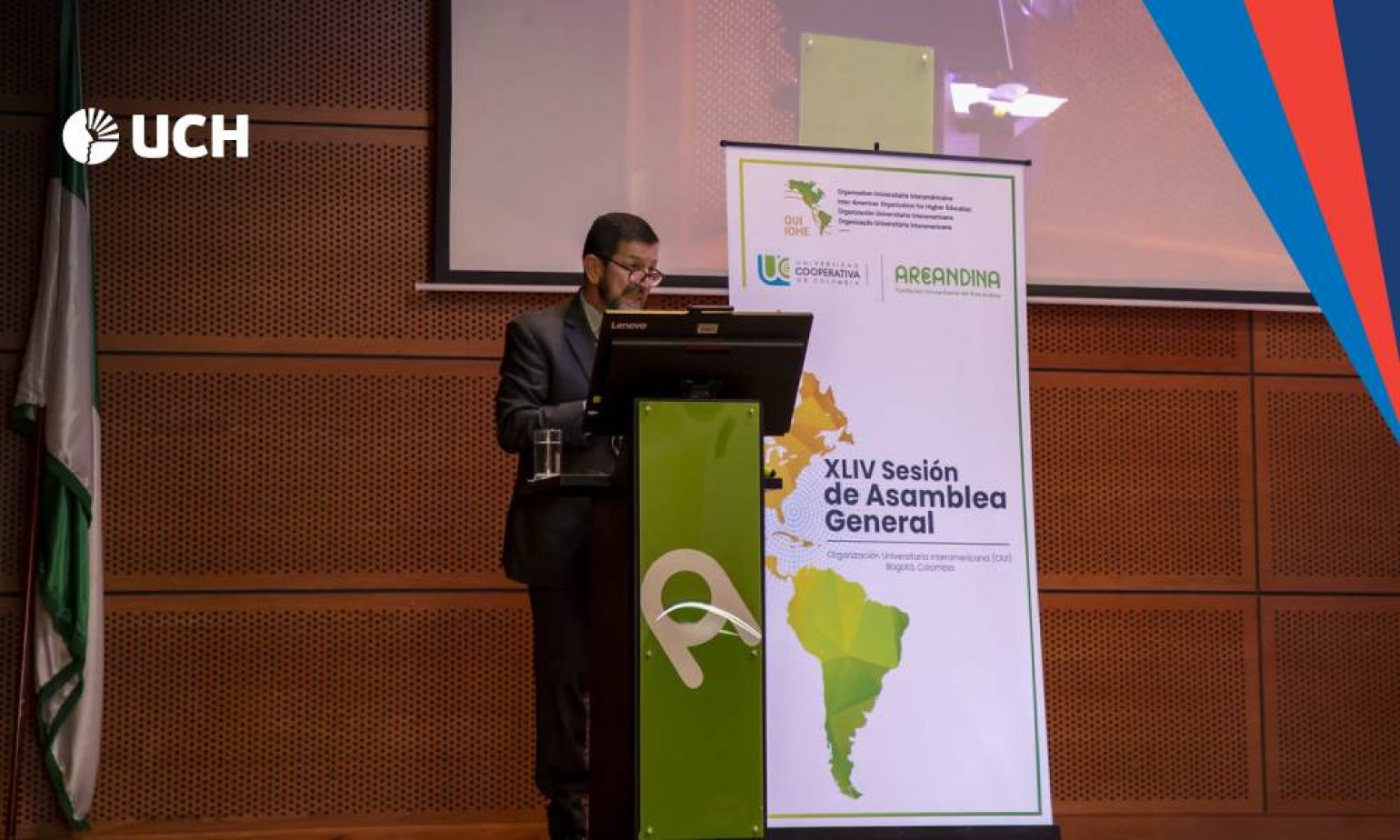 UCH fortalece su proyección internacional en Asamblea de la OUI