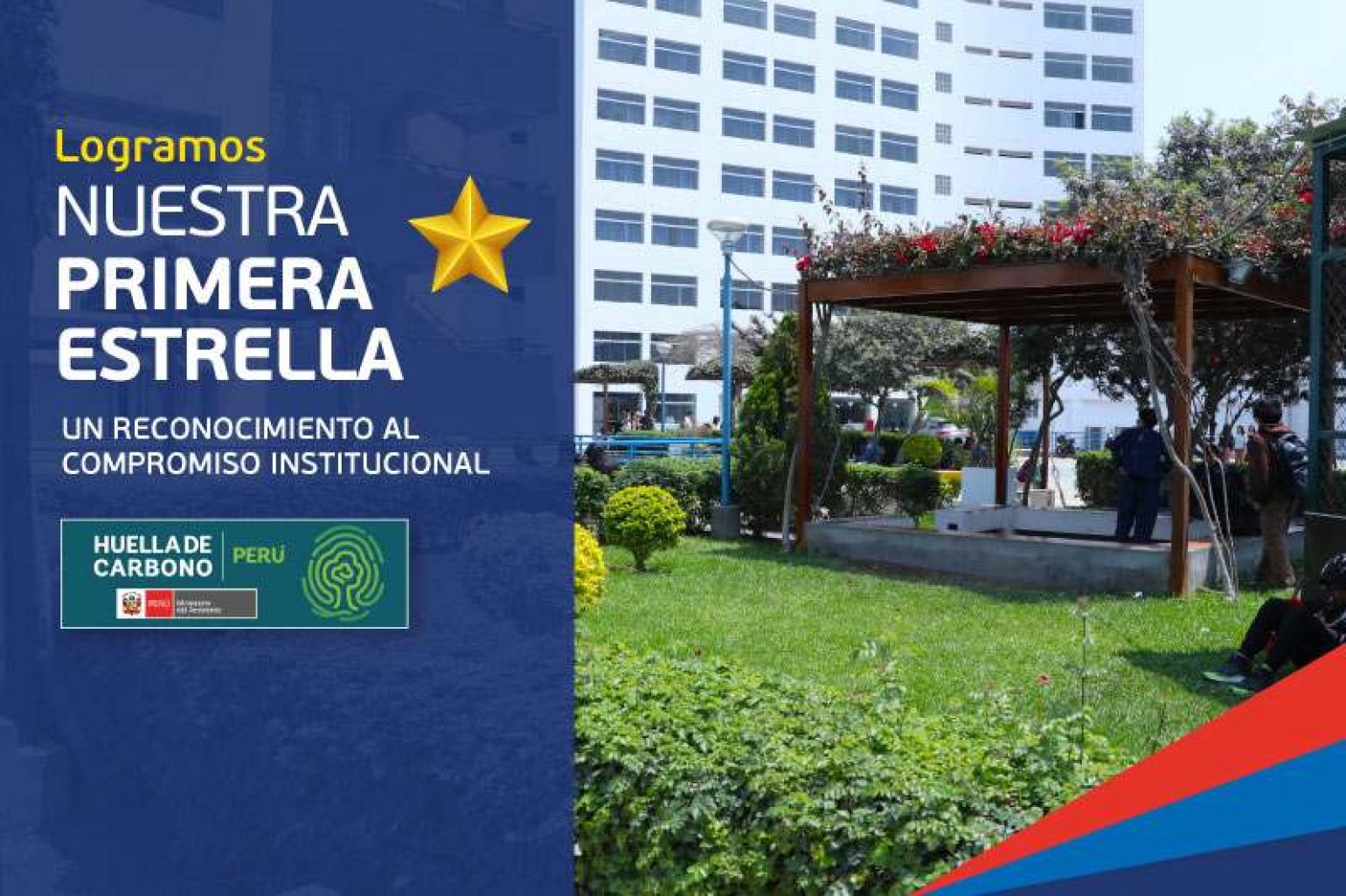 La UCH recibe su primera estrella del MINAM por la medición de la huella de carbono 2023