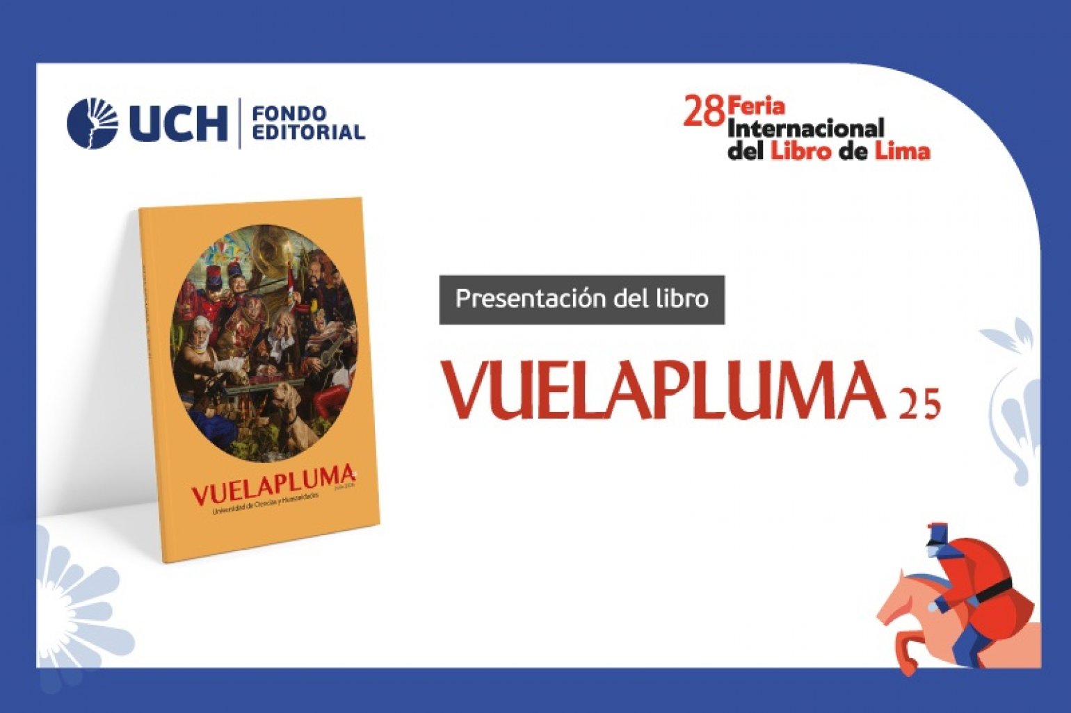 UCH presenta Vuelapluma N°25 en la FIL Lima 2024