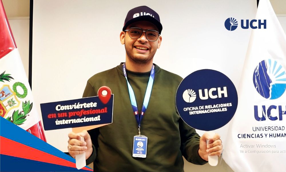 Estudiante colombiano de Psicología llega por movilidad académica a la UCH