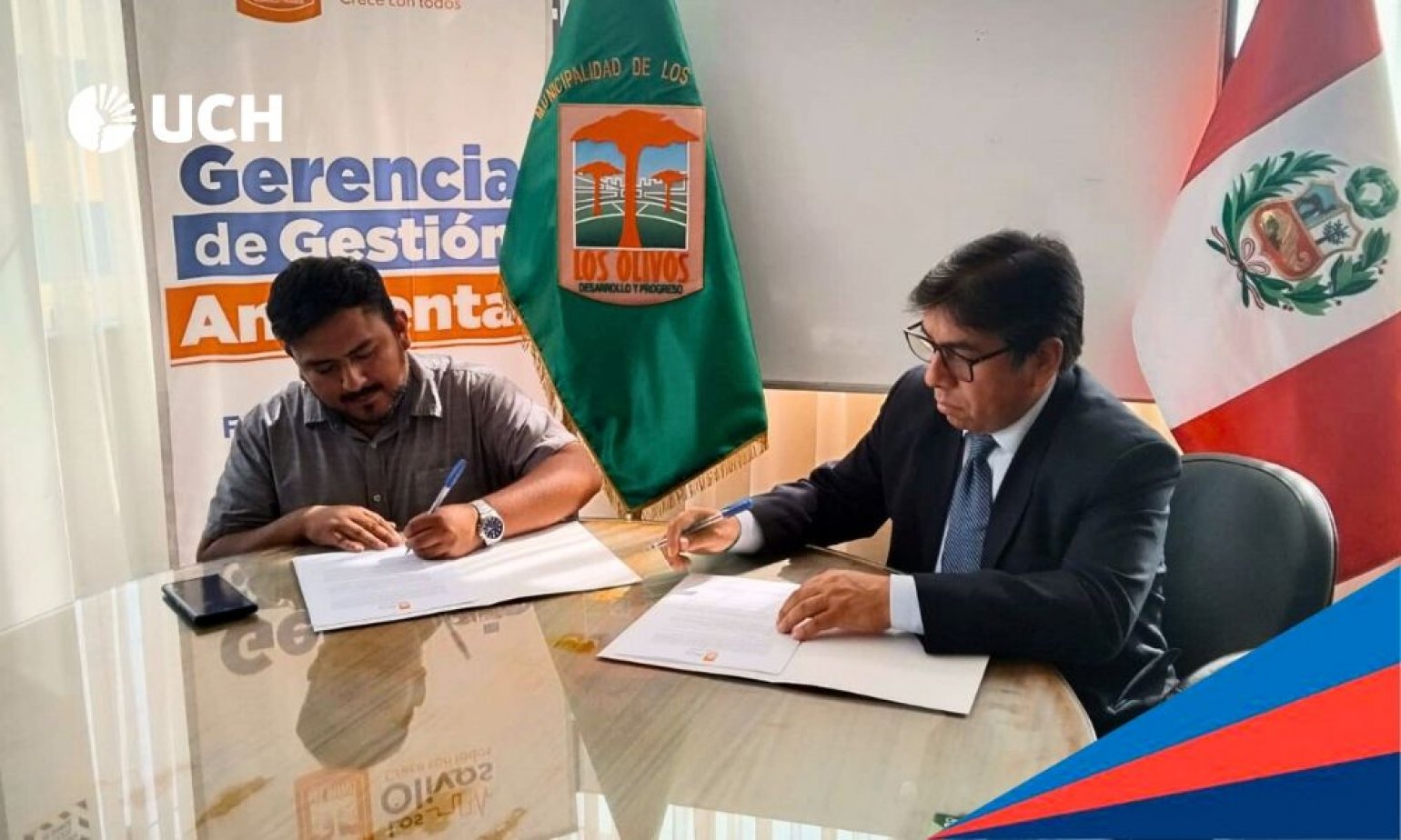 UCH se suma a la red “Socios Ambientales” de Los Olivos