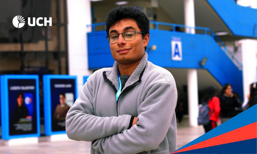 Estudiante colombiano de Contabilidad inicia movilidad académica en la UCH