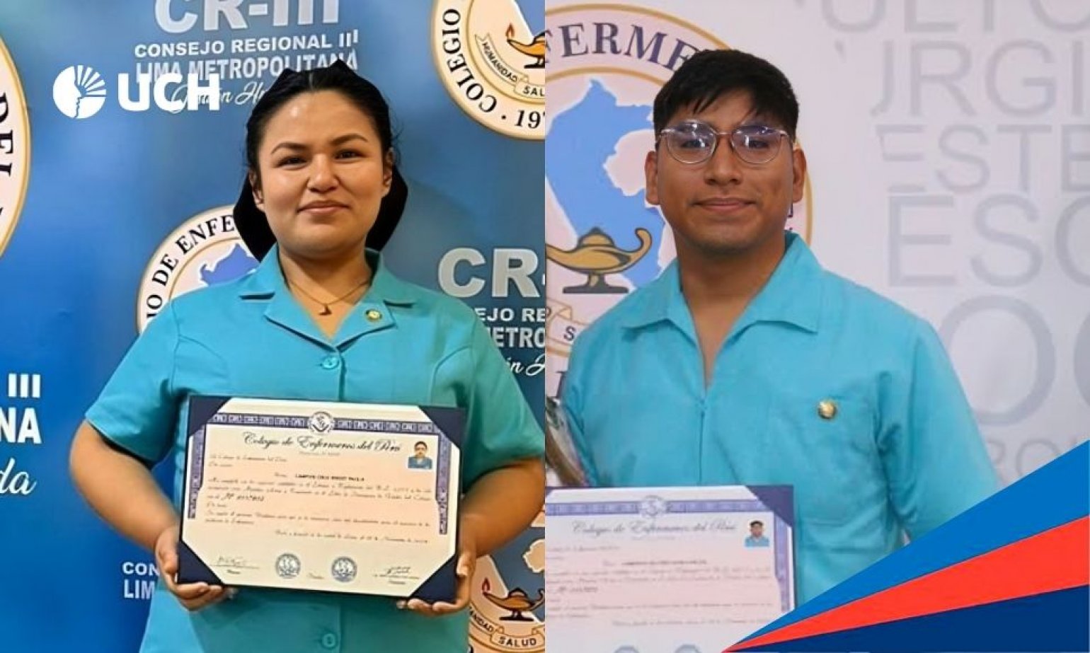 Dos egresados UCH entre los mejores del examen SERUMS