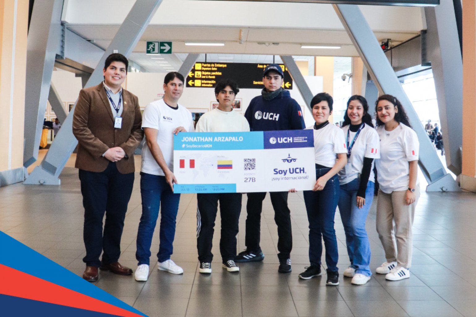 Estudiante becado por la UCH viaja a Colombia para Estudiar en la Universidad Autónoma de Occidente