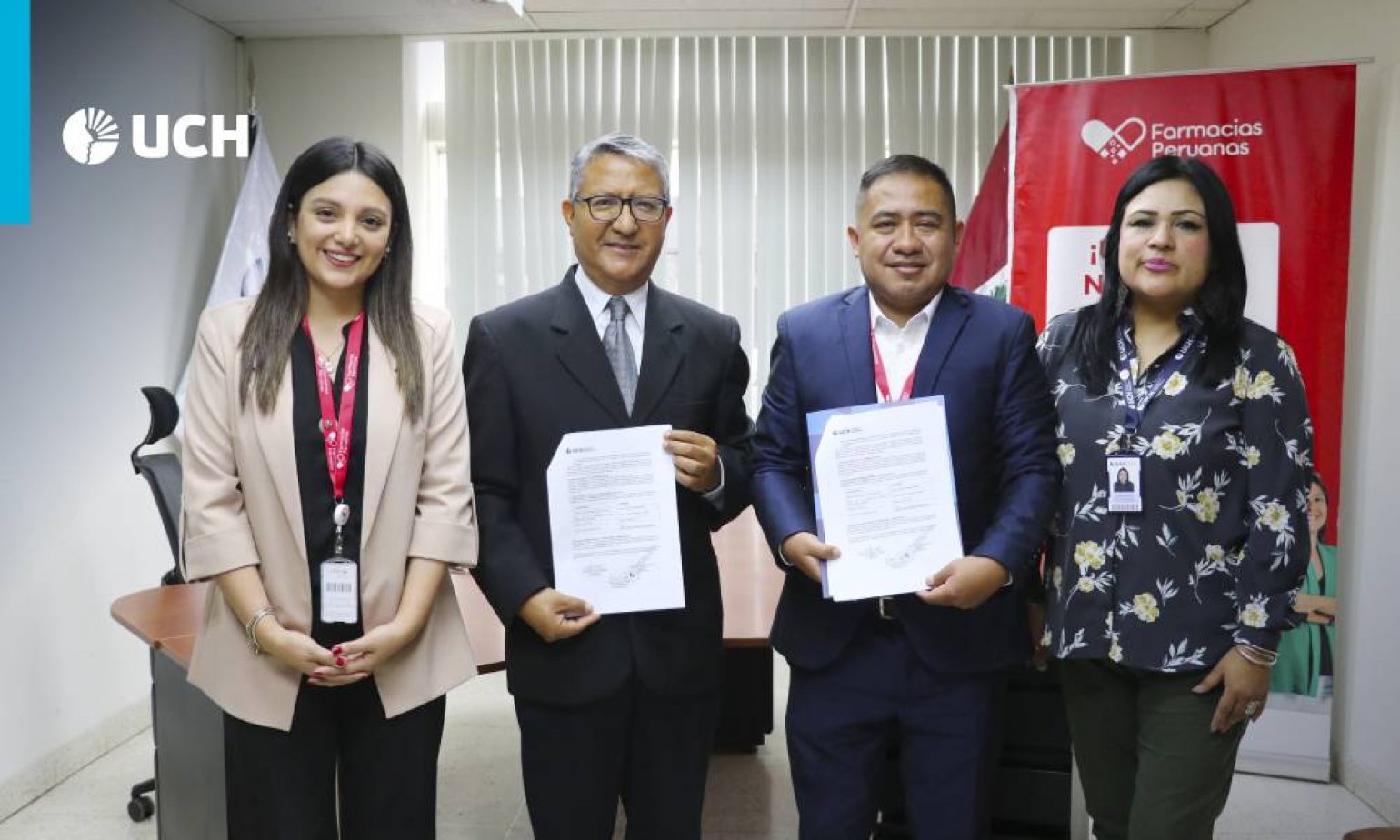 Inkafarma y Mifarma firman convenio de cooperación académica con la UCH