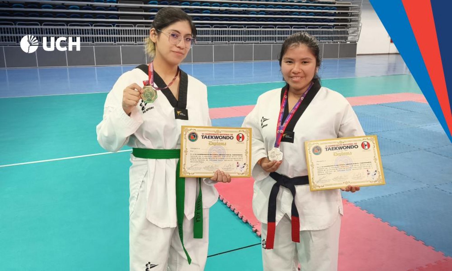 Estudiantes de la UCH destacan en el Campeonato Nacional de Taekwondo