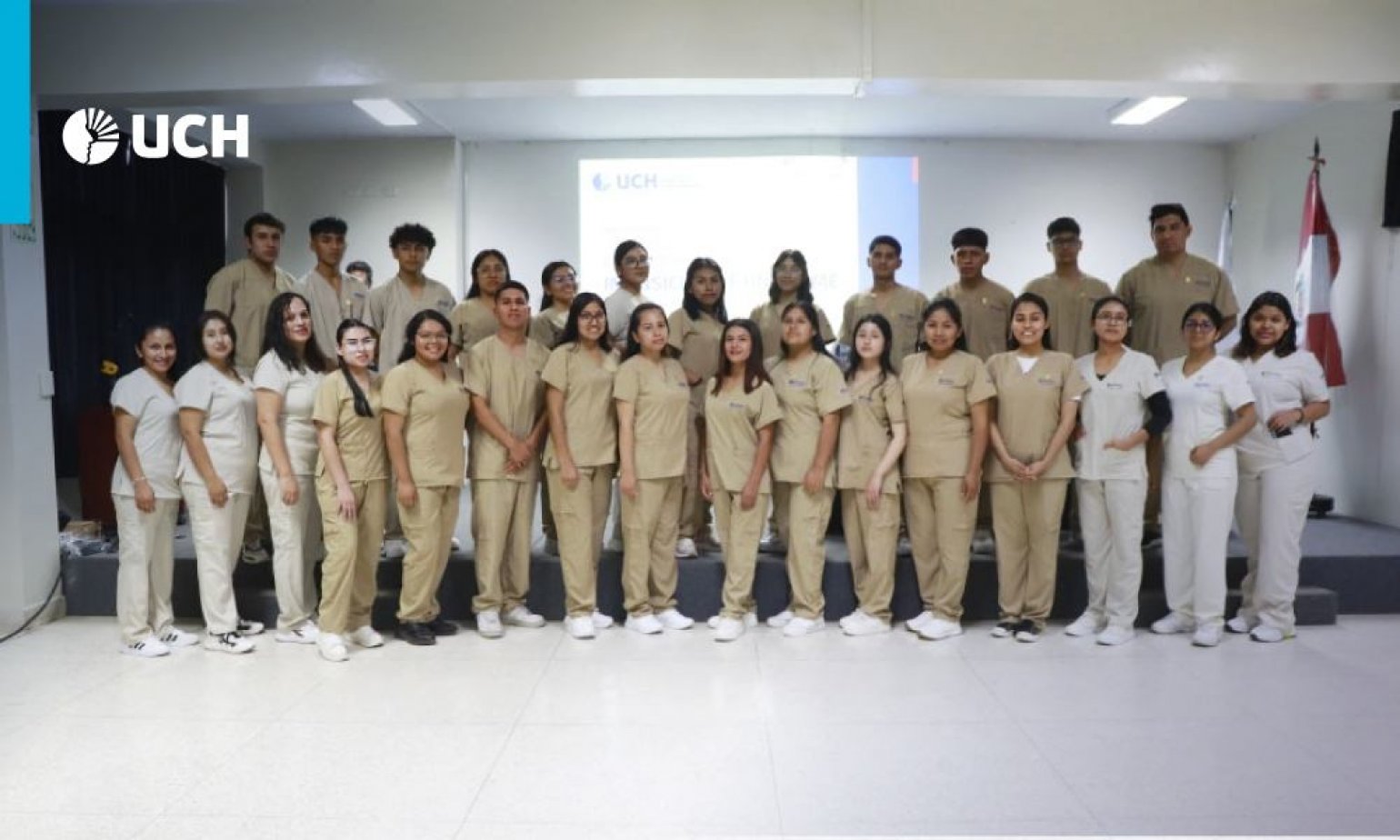Nutrición y Dietética: se realiza la primera ceremonia de Imposición de uniformes