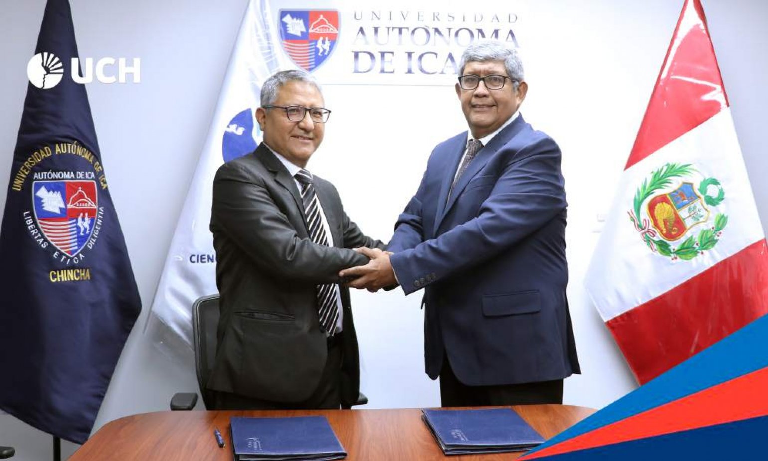 UCH y Universidad Autónoma de Ica firman Convenio de Cooperación Interinstitucional