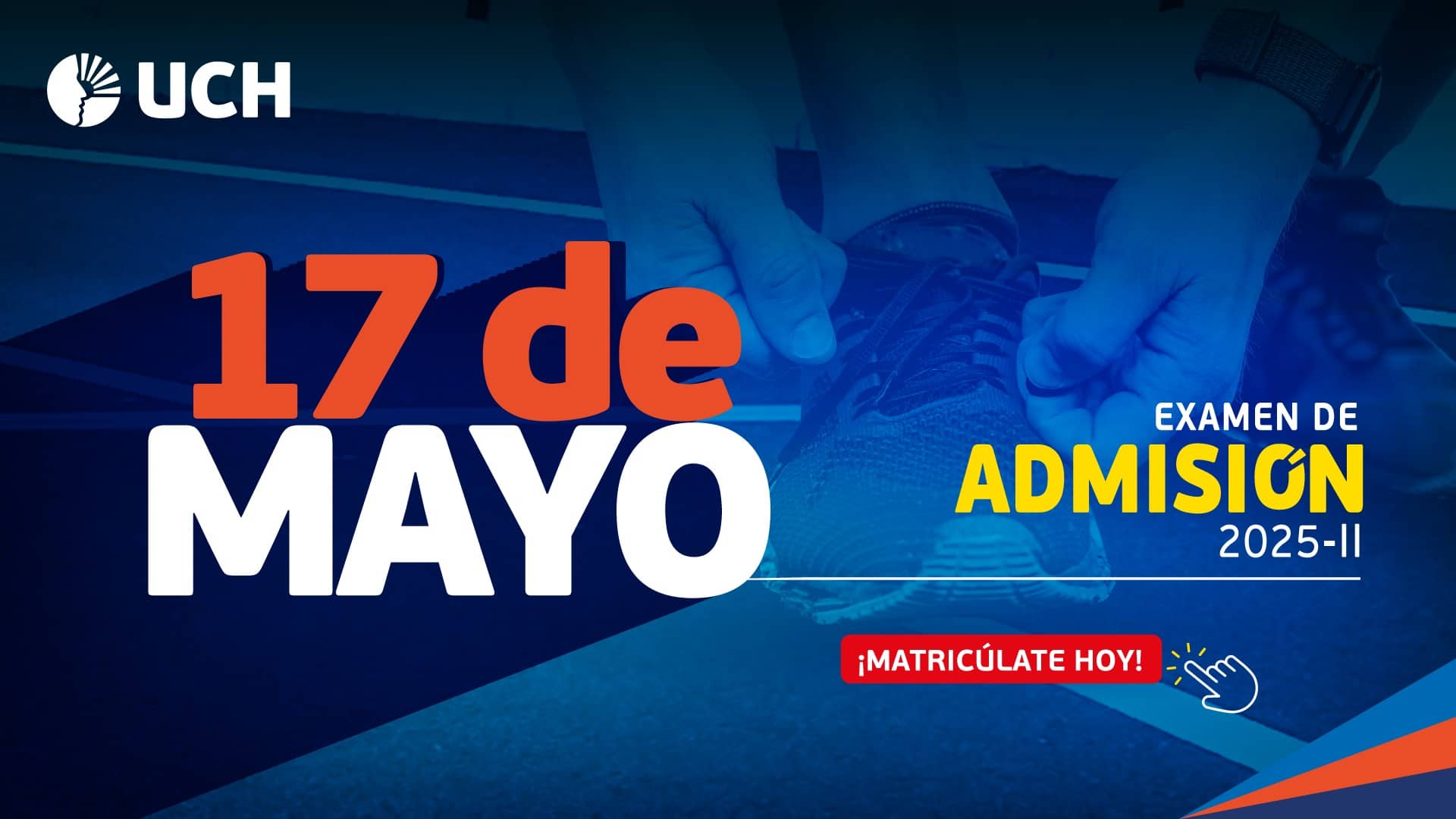 Examen de admisión: 17 de mayo